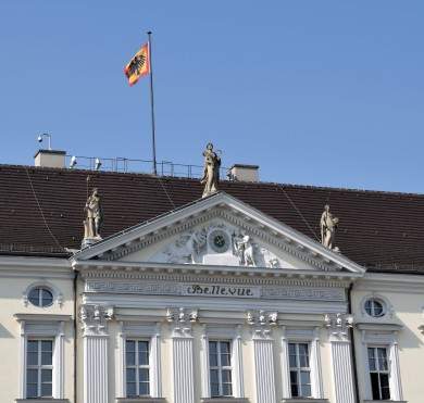 Standarte des Bundesprsidenten - Schloss Bellevue