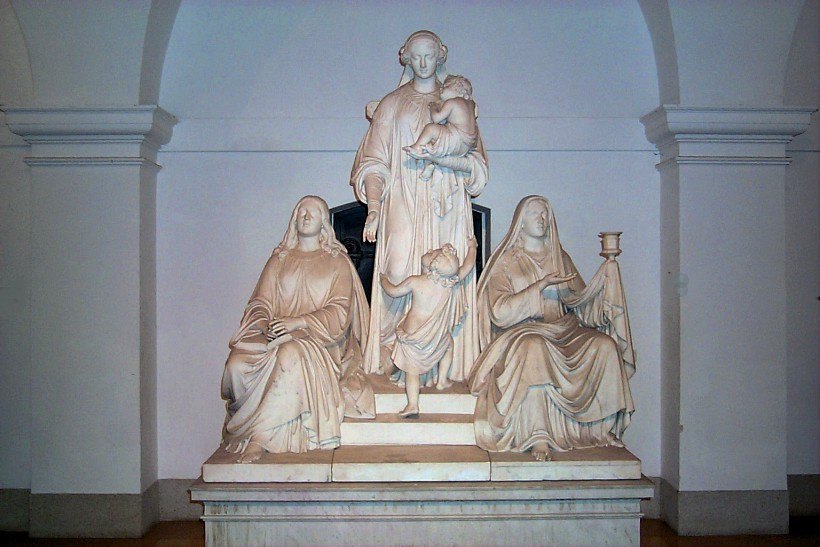 In der Fuerstengruft (Hohenzollerngruft) des Berliner Doms.