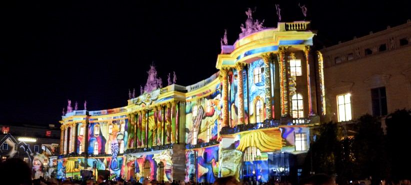 Festival of Lights am Bebelplatz - Knigliche Bibliothek - Oktober 2018.