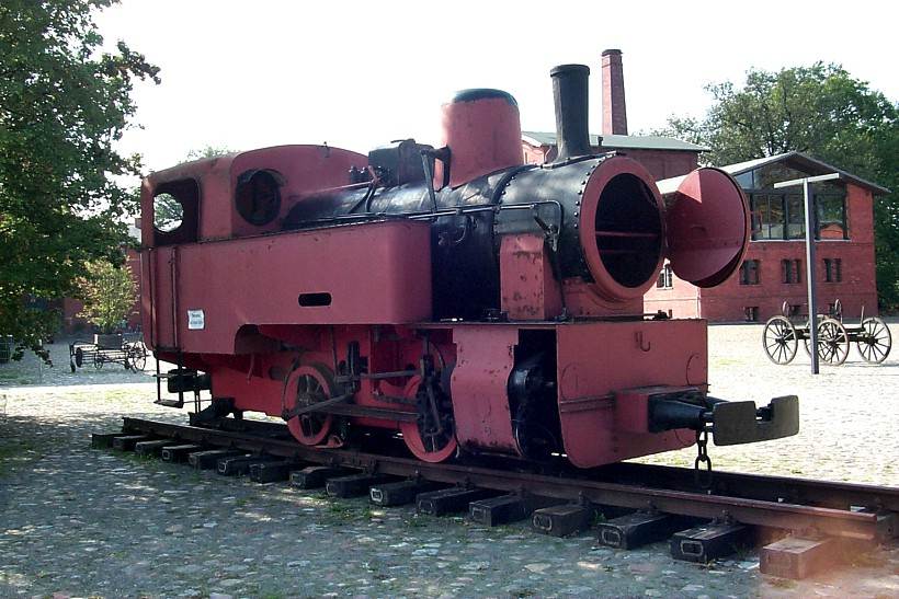 Alte Werkslok von KRUPP, Baureihe der ČKD/koda BS200 KRUTWIG, Landgut Borsig/Stober.