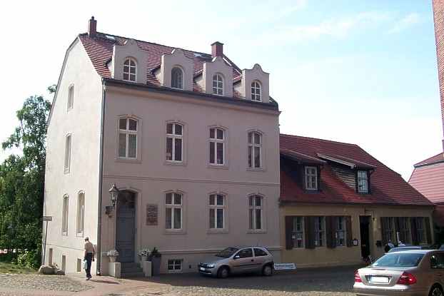Geburtshaus des Johann Heinrich August Duncker, Schpfer der deutschen optischen Industrie