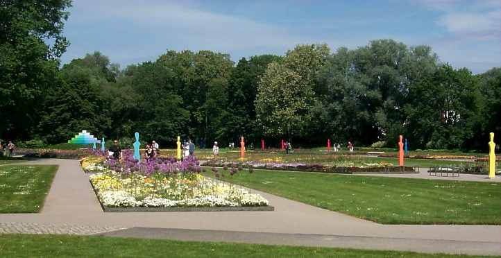 Wechselflorpflanzung BUGA Gelnde Optikpark in Rathenow