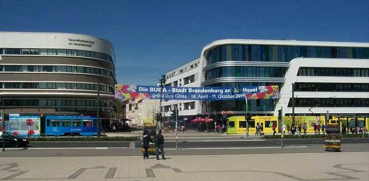 Gegenber dem Hauptbahnhof - Weg zur BUGA