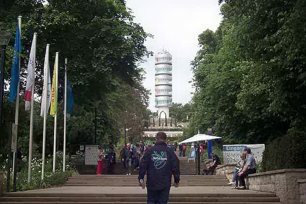 BUGA-Sdaufgang Marienberg in Brandenburg