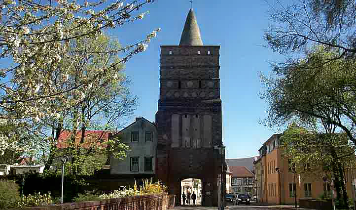 Rathenower Torturm in der Stadt Brandenburg