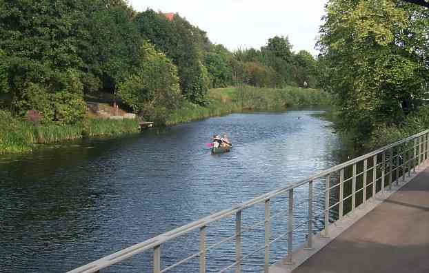 Kajakfahrt auf dem Finowkanal Eberswalde