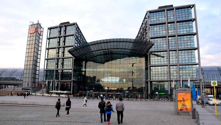 Berliner Hauptbahnhof.