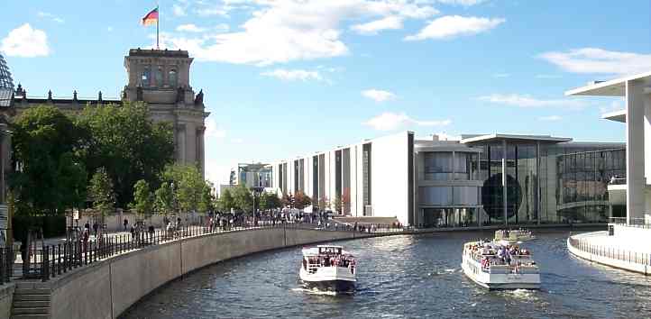 Reichstagsgebäude und Paul-Löbe-Haus