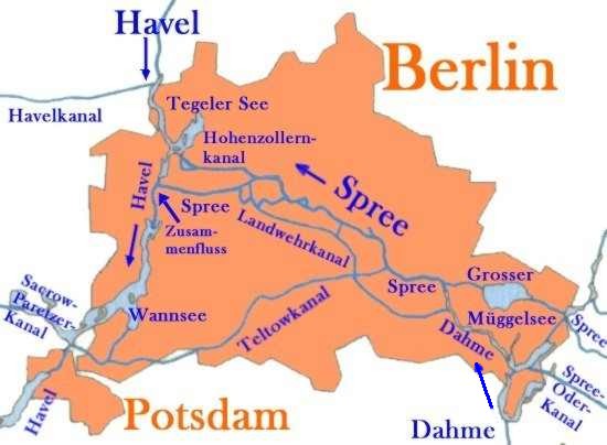 Wasserstraßen Berlin-Potsdam-Land Brandenburg