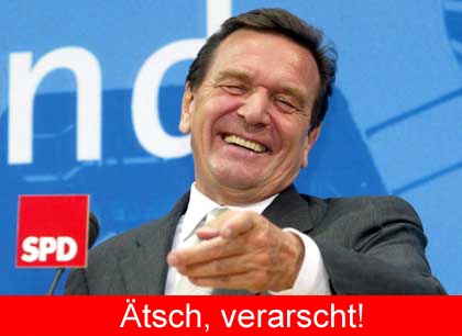 Gazprom-Millionr Gerhard Schrder - SPD.