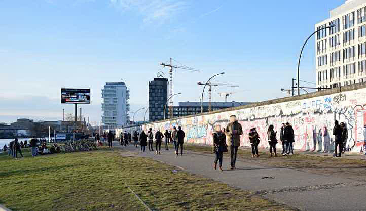 Todesstreifen East Side Gallery in Berlin