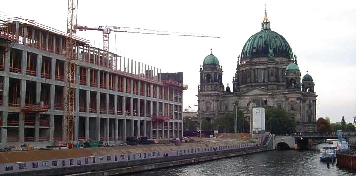 Baustelle Berliner Stadtschloss "Humboldt-Forum" im September 2014