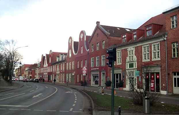 Holländisches Viertel, Kurfürstenstraße in Potsdam.