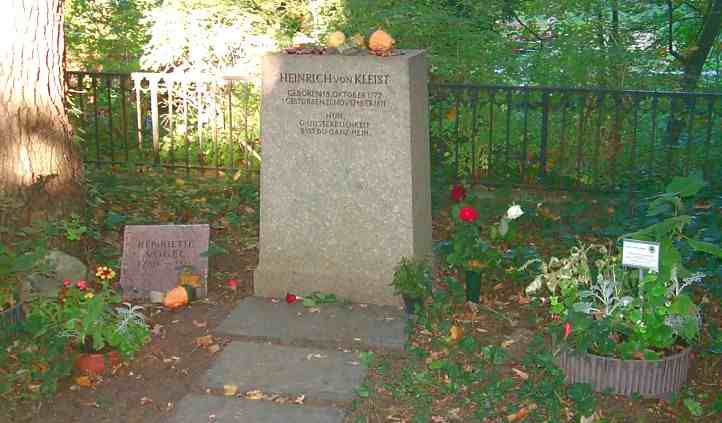 Grabstelle Heinrich von Kleist und Henriette Vogel am Kleinen Wannsee