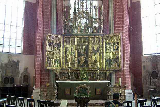 Altar in der St. Katharinenkirche Brandenburg