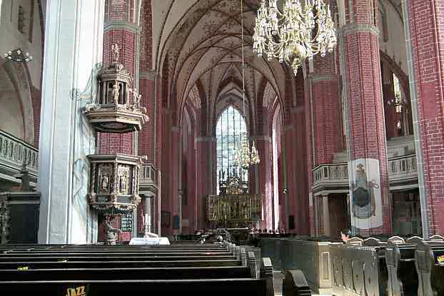 Im Kirchenschiff der St. Katharinenkirche Brandenburg