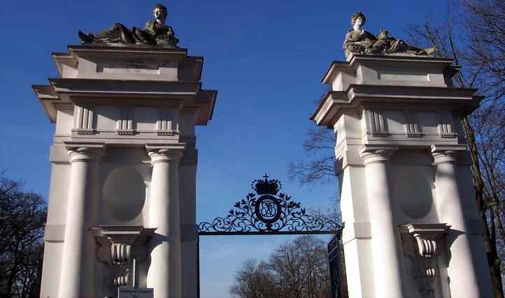 Schlosspark Eingang von Oranienburg