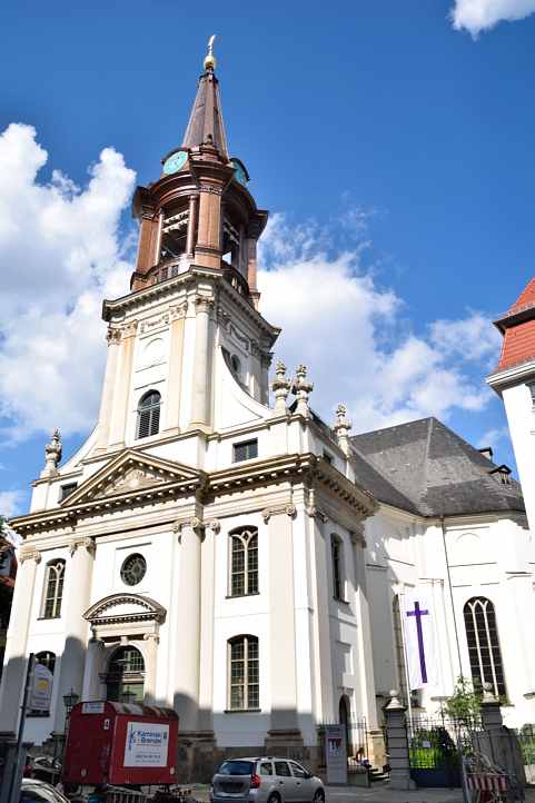Die Parochialkirche mit neuem Turm - Foto 2017.