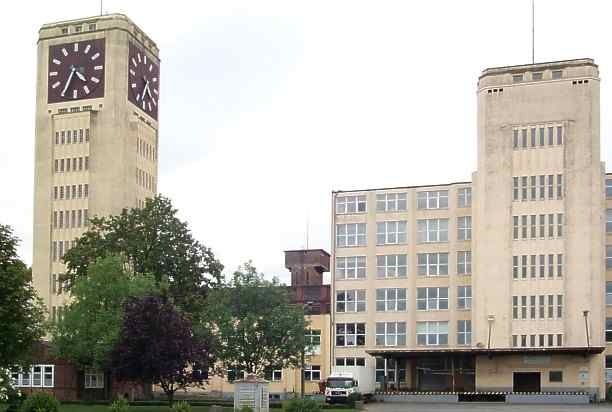 Uhrenturm der alten SINGER-Nhmaschinenfabrik in Wittenberge