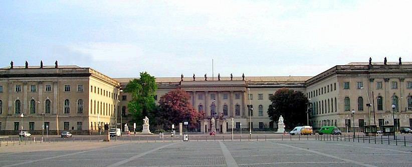 Humboldtiniversitaet in Berlin-Mitte.