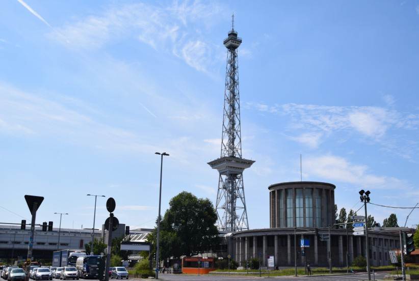 Berliner Messegelnde am Funkturm.