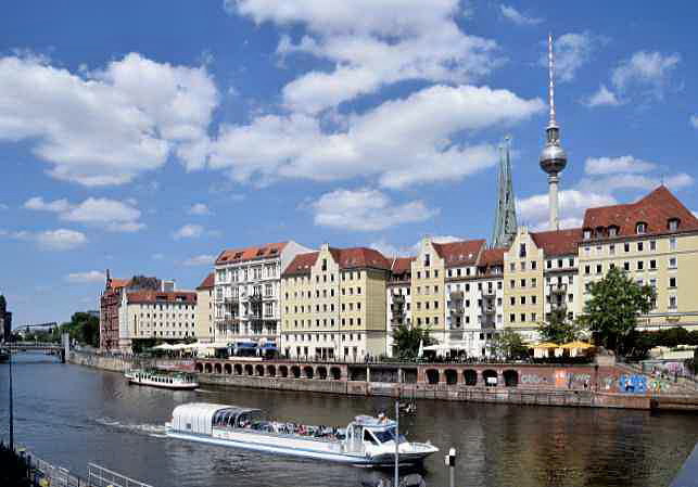 Berliner Grndungskiez, das Nikolai-Viertel in Mitte