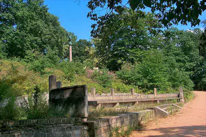 Die Feldherren oder Generalsbank im Park Babelsberg.