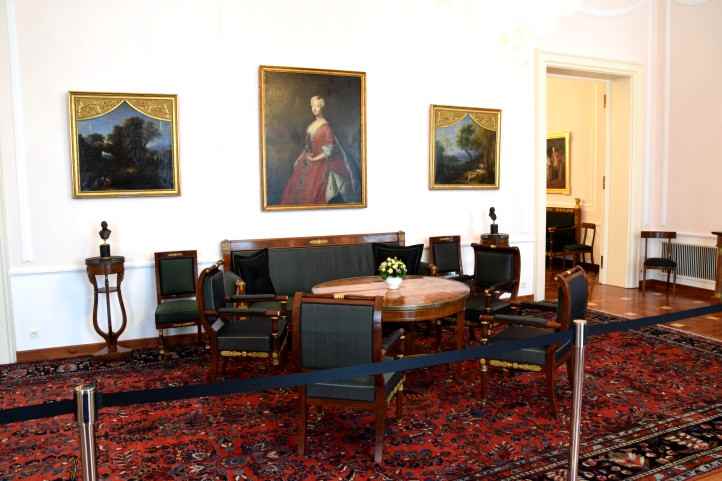 Der Salon Luise im Schloss Bellevue.