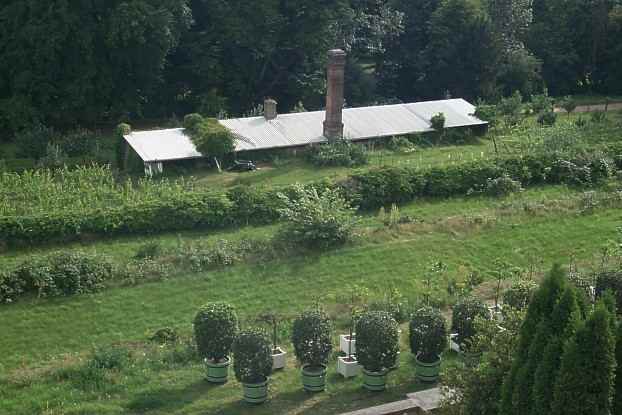 Historisches Heizhaus auf dem Kniglichen Weinberg in Potsdam.