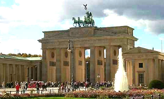 Berliner Brandenburger Tor, erbaut 1789 bis 1793