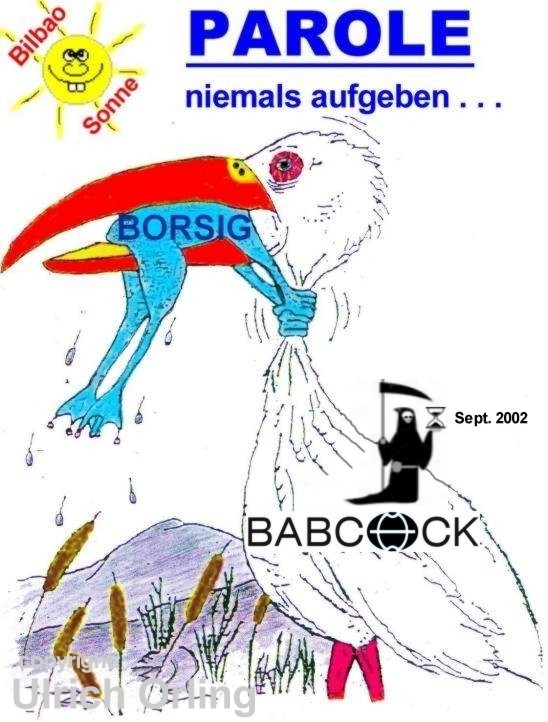 BORSIG - Nie aufgeben, mit Senseman und Sanduhr!