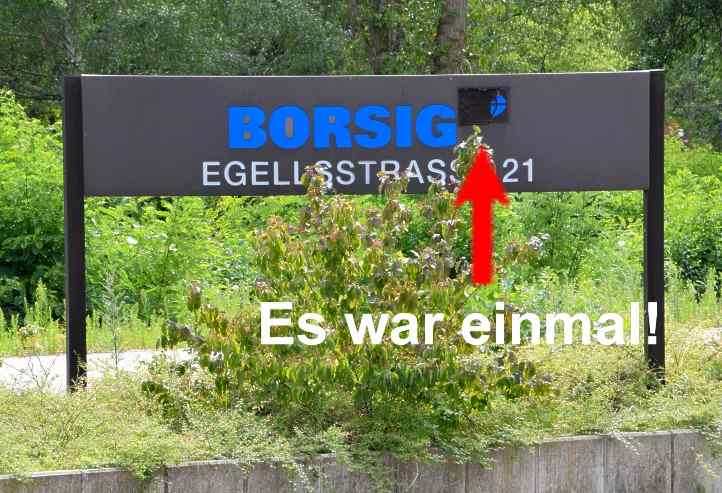 Borsig mit versteckter Babcock-Weltkugel.