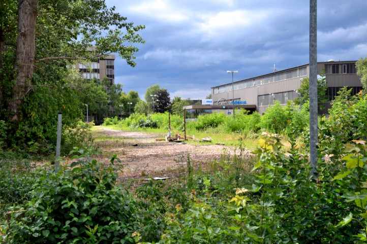 Ehemaliger Parkplatz der Alten Borsig GmbH 2019.