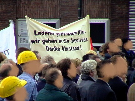 Babcock Mitarbeiter - Protest Demo in Duesseldorf