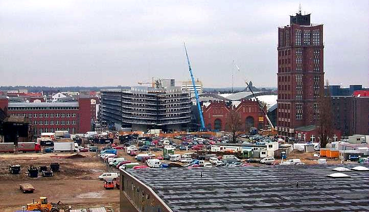 Abriss und Neubau auf dem ehemaligen Borsig-Werksgelnde.