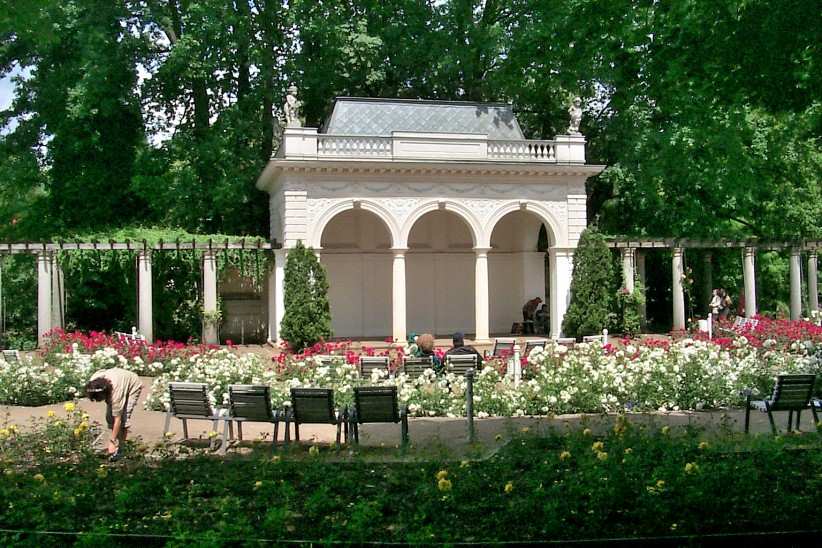 Musikpavillon im Brgerpark Pankow.