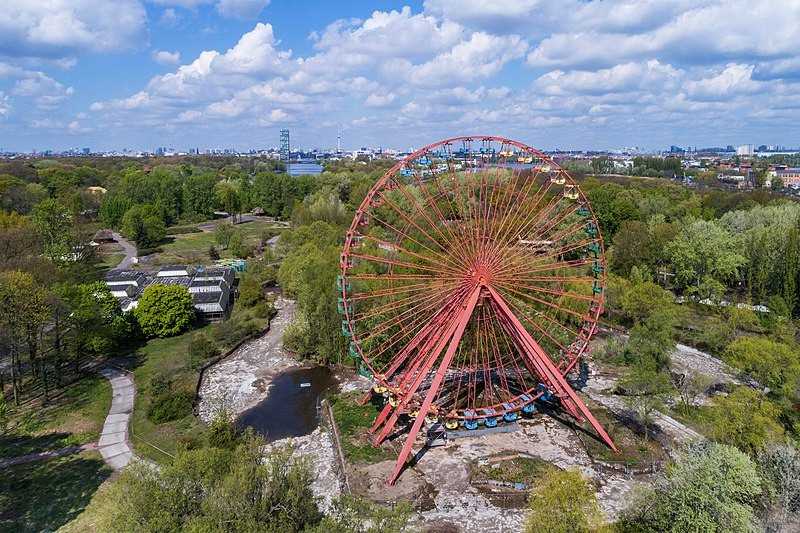 Ehemaliger Spreepark im Plnterwald / Treptow, Wikipedia-Fremdfoto.