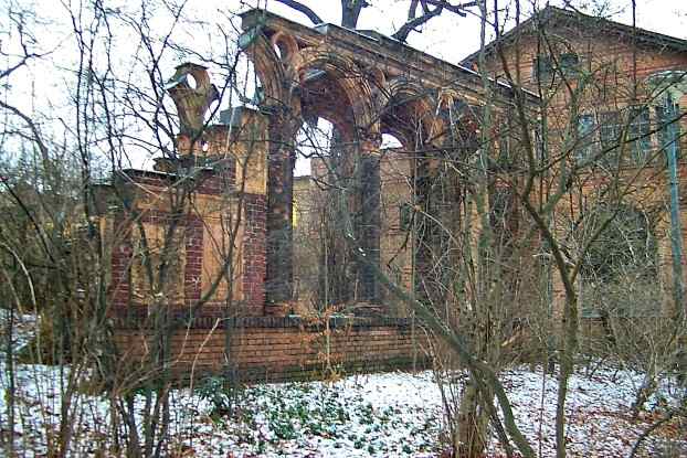 Bogenhalle der Alten Borsigwerke in der Chausseestrae in Berlin.