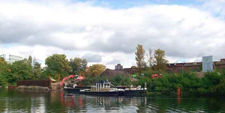 Borsighafen Oktober 2008 - Reaktivierung fr Schwerlasttransporte