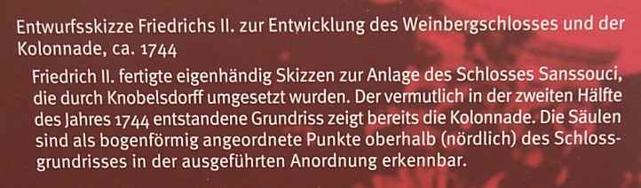 Text zur Entwurfskizze Friedrich II.