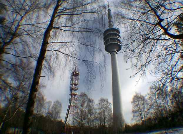 Fernmeldeturm der Deutschen Bundespost auf dem Schferberg