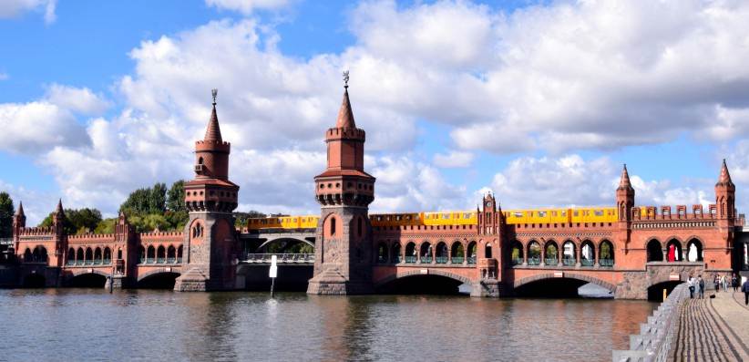 Oberbaumbrcke - stromabwrts.