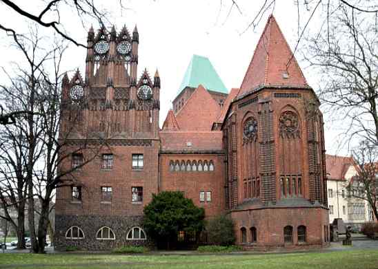 Mrkische Museum in Berlin - Rckfront