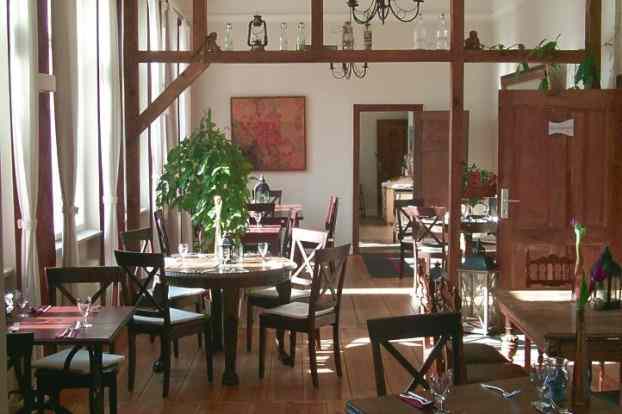 Im Restaurant "Lendelhaus".