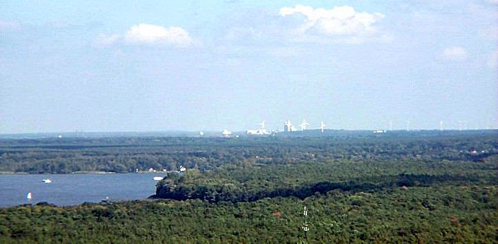 Blick zum Rdersdorfer Kalkbergwerk