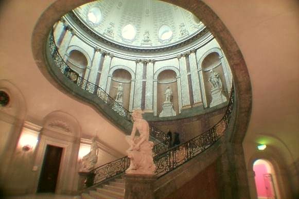 Treppenaufgang der kleinen Kuppelhalle, Bode Museum Berlin