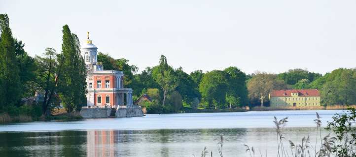 Blick ber den Heiligen See in Potsdam.