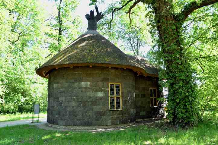 Borkenkche fr die Muschelgrotte im Neuen Garten - Potsdam.