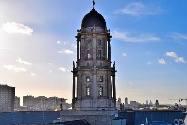 Turm des "Alten Stadthauses" in Berlin.