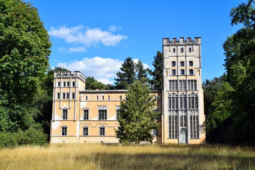 Das Kavalierhaus auf der Pfaueninsel.